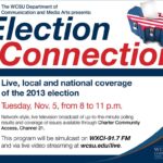 The WCSU Department of Communication and Media Arts presents “Election Connection”