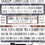 MUSIC:  WXCI & CityCenter Danbury present “Random Compassion Fest” July 20