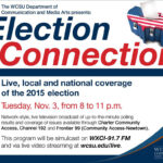 The WCSU Department of Communication and Media Arts present the “Election Connection”