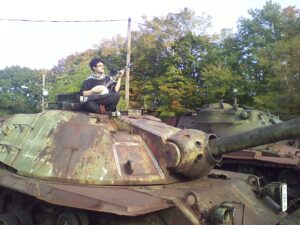 Kristen on an MBT-70